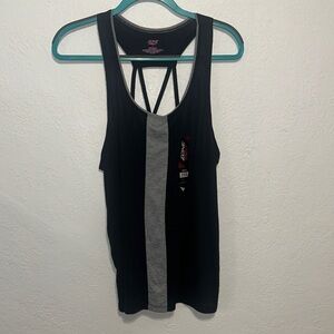 Zone Pro Black and Gray Athletic Tank